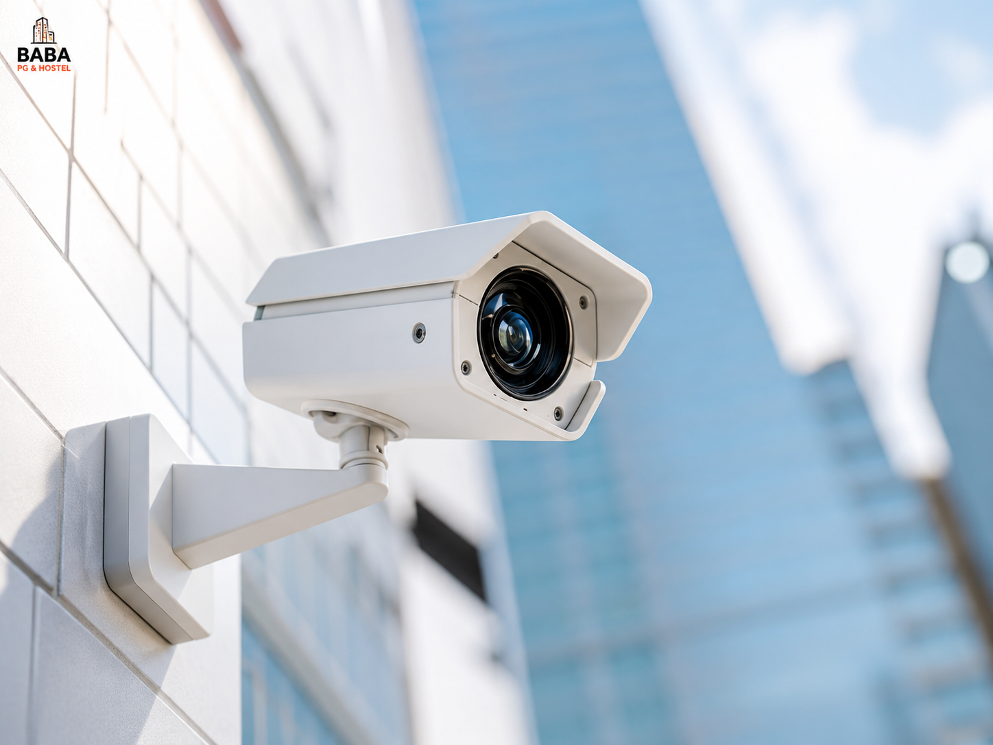 CCTV security at BABA PG & HOSTEL