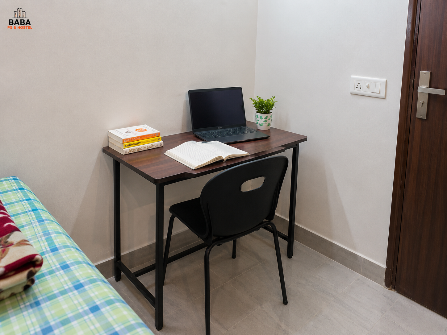 Study area at BABA PG & HOSTEL